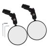 Yuecoom 1 Pair Bike Mirror,Bike Convex Rearview Mirrors Handlebar Rearview Mirror 360 Rotation Adjustable Wide HD View Stable Image Blast-Resistant Convex Mirror view 1