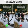 Yuecoom 1 Pair Bike Mirror,Bike Convex Rearview Mirrors Handlebar Rearview Mirror 360 Rotation Adjustable Wide HD View Stable Image Blast-Resistant Convex Mirror view 4