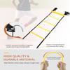 GHB Agility Ladder Speed Training Ladder 20 Feet 12 Rung Exercise Ladder, 6 Disc Cones,Resistance Parachute,Football Training Equipment Set view 2