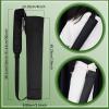 3 Pcs Archery Accessories Including Protective Archery Arm Guard Leather Padded Three Finger Hunting Gloves Back Arrow Quiver Hip Arrows Bag for Men Women Youth Adults Beginners Hunting Shooting view 4