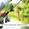 Fishing Lures for Bass Trout Multi Jointed Swimbaits Pencil Fishing Lures with Two Blast Hooks Lifelike Water Bass Lures 3 Kit Freshwater or Saltwater (Three-Color Suit-B, 5.3inch) view 3