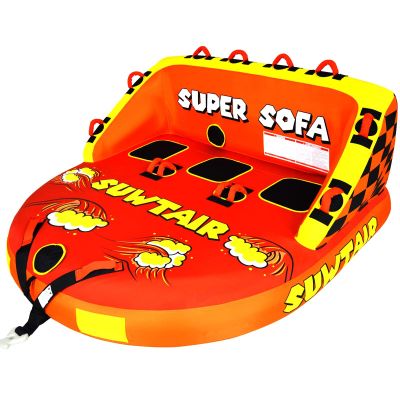 SUWTAIR Super Sofa Towable Tubes for Boats, Pull Tubes with Heavy-Duty Thick Nylon Cover for Water Sports (3)