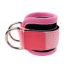 Adjustable Ankle Strap with Double D-Rings and Neoprene Support Ankle Straps for Cable Machines for Kickbacks, Workouts, Leg Extensions, Curls, and Hip Abductors for Men and Women (ESW-pink-1) view 1