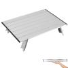 ATEPA Small Camping Table, Ultralight Portable Beach Table Folding Compact Camp Tables with Aluminum Legs Carry Bag for Backpacking Hiking Fishing Picnic Tent Outdoor Travel view 1