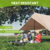 ATEPA Small Camping Table, Ultralight Portable Beach Table Folding Compact Camp Tables with Aluminum Legs Carry Bag for Backpacking Hiking Fishing Picnic Tent Outdoor Travel view 4