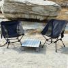 ATEPA Backpacking Chair, Ultralight Folding Portable Small Camping Chairs for Adults Compact Foldable Beach Seat with Anti-Sinking Feet & Aluminum Frame for Outdoor Hiking Travel Fishing view 2
