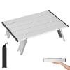 ATEPA Small Camping Table, Ultralight Portable Beach Table Folding Compact Camp Tables with Aluminum Legs Carry Bag for Backpacking Hiking Fishing Picnic Tent Outdoor Travel view 1