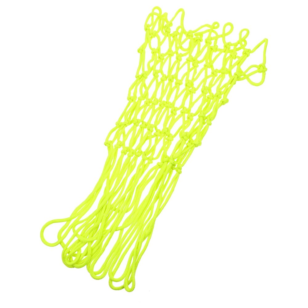 VOSAREA Fluorescent Basketball Net Durable High-Density Mesh for Use Hook Standard for Schools Training and Recreation