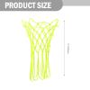 VOSAREA Fluorescent Basketball Net Durable High-Density Mesh for Use Hook Standard for Schools Training and Recreation view 2