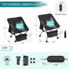 ATEPA Backpacking Chair, Ultralight Folding Portable Small Camping Chairs for Adults Compact Foldable Beach Seat with Anti-Sinking Feet & Aluminum Frame for Outdoor Hiking Travel Fishing, 2 Pack view 3