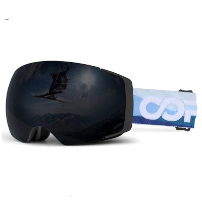 COPOZZ Ski Goggles Snowboard Goggles Men Women, M1 Magnetic Lens Snowboard Snow Goggle, OTG Anti-Fog Skiing Goggles