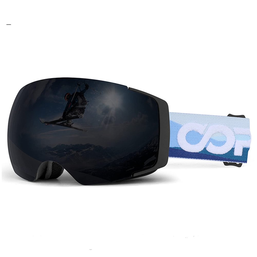 COPOZZ Ski Goggles Snowboard Goggles Men Women, M1 Magnetic Lens Snowboard Snow Goggle, OTG Anti-Fog Skiing Goggles
