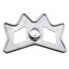 ZZHXSM Billiard Bridge Head Silver Tone Aluminum Alloy Billiards Cue Rack Bridge Head Non-Slip Billiards Snooker Pool Cue Rest Bridge Head Holder view 2