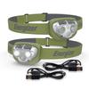 Energizer PRO-400 Headlamp Rechargeable (2-Pack), IPX4 Water Resistant Rechargeable Headlamp, Ultra Bright Multiple Light Modes Head Lamp, Camping, Running, Outdoors, Emergency Light, USB Included view 1
