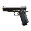 GoldenBall & Eagle Steel 1911 OPS-MRP Hi-Capa 5.1 Gas Blowback Airsoft Pistol with Case & Extra Magazine (9''/Black) view 2