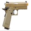 GoldenBall & Eagle Steel 1911 OPS-MRP Hi-Capa 5.1 Gas Blowback Airsoft Pistol with Case & Extra Magazine (8.25''/Tan) view 3
