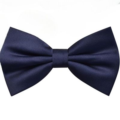 ZEYMINER Bow Tie For Men with adjustable length for Elegant Mens Bow Ties for Formal Events, Classic Tuxedo Bow Tie for Boys (Navy Blue)