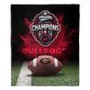 Northwest NCAA Georgia Bulldogs 2022 National Football Champions Silk Touch Throw Blanket, 50" x 60", Radial view 1