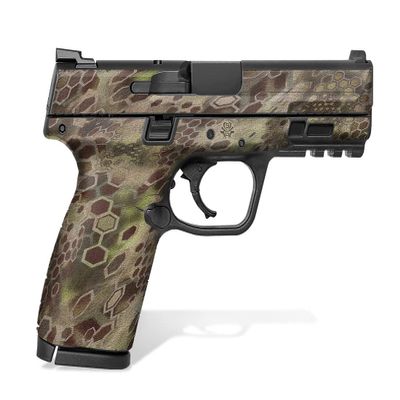 Decal Grip for Smith & Wesson M&P M2.0 9mm/.40 4" Compact (Cryptic Camo - Camo Colors)