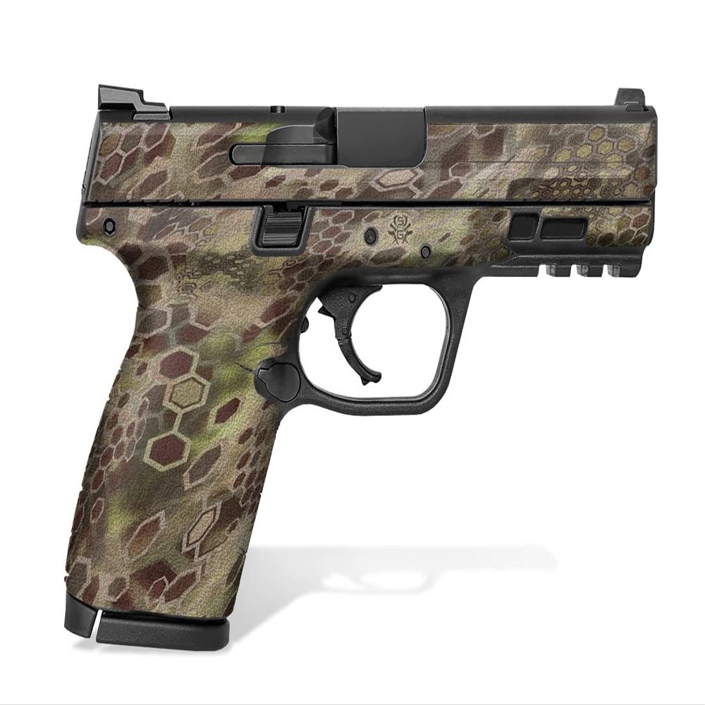 Decal Grip for Smith & Wesson M&P M2.0 9mm/.40 4" Compact (Cryptic Camo - Camo Colors)
