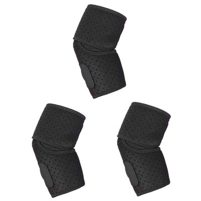 Healifty 3pcs Breathable Mesh Elbow Protector Compression Arm Brace for Women Sleeves for Exercise