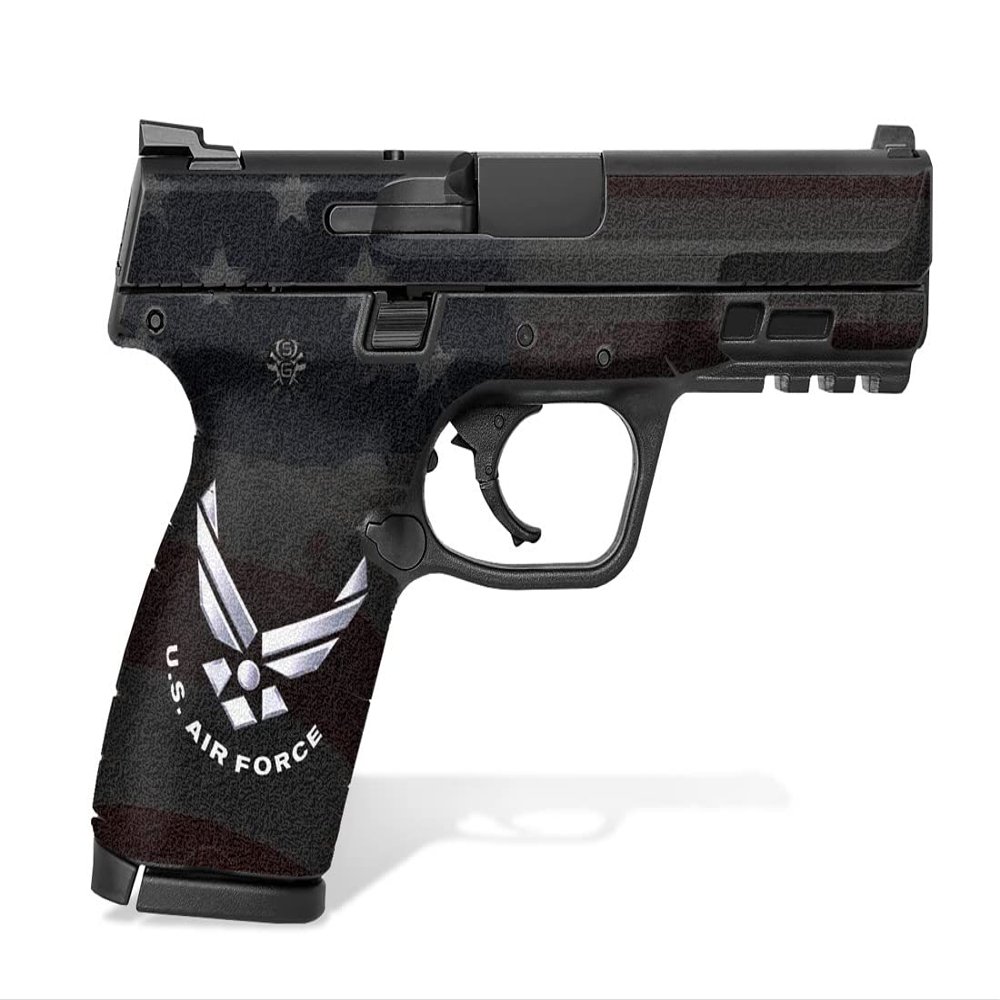 Textured Vinyl Decal Skin Kit for Smith & Wesson M&P M2.0 9mm/.40 4" Compact (U.S. Air Force)