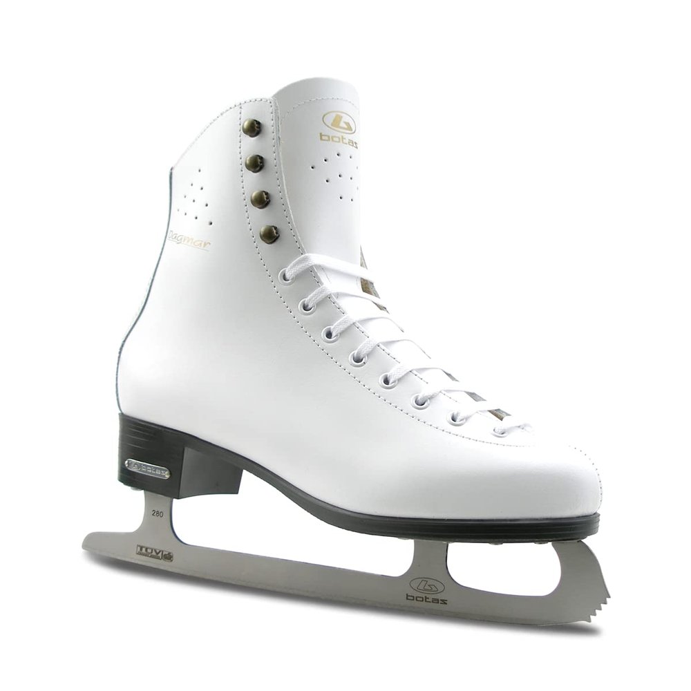 Botas - Model: 325 / Figure Ice Skates for Girls, Kids/Color: White/Graphite, Adult 4.5