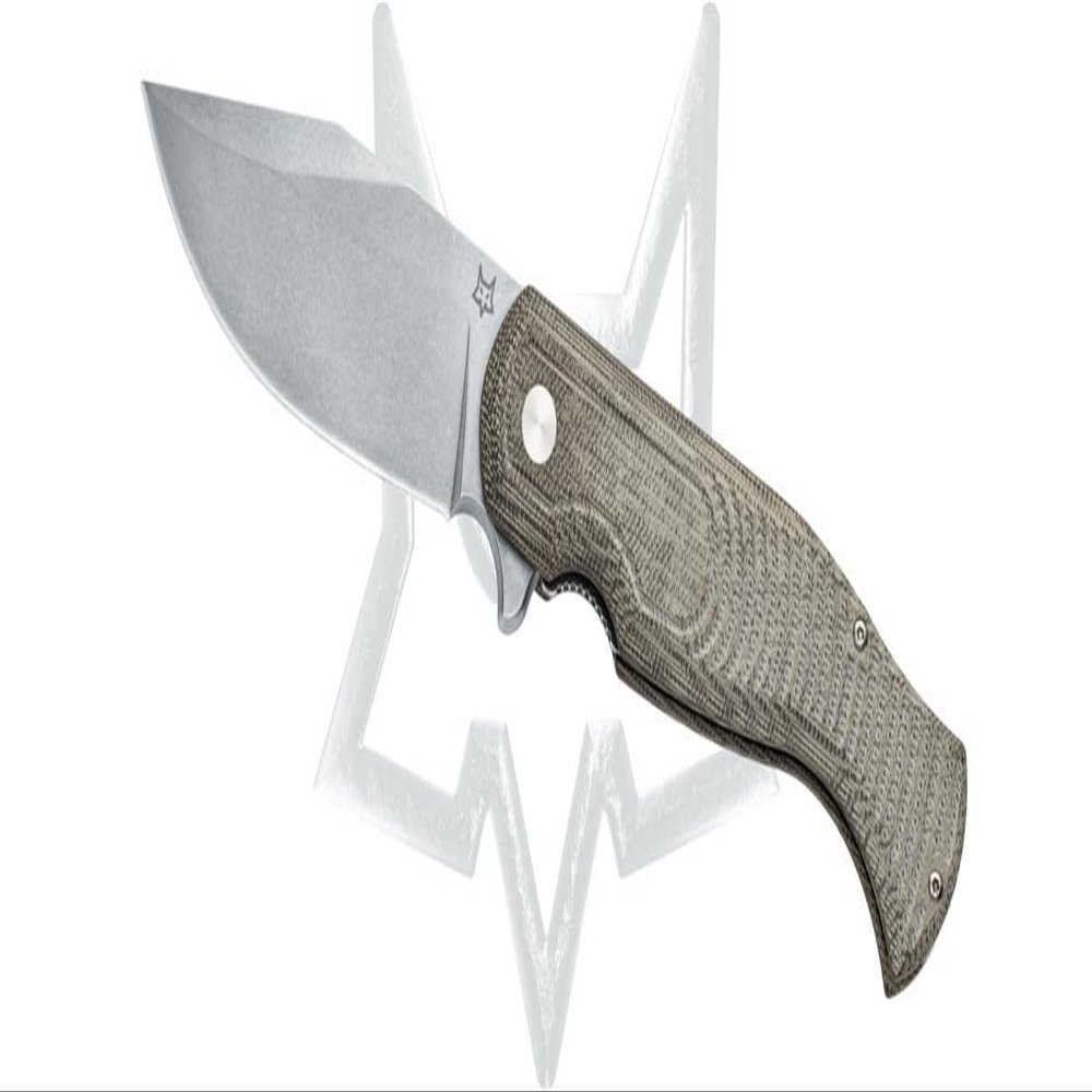 Fox Eastwood Tiger FX-524G Liner Lock Micarta and D2 Steel Pocket Knife