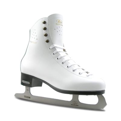 Botas - Model: 325 / Figure Ice Skates for Girls, Kids/Color: White/Graphite, Kids 3