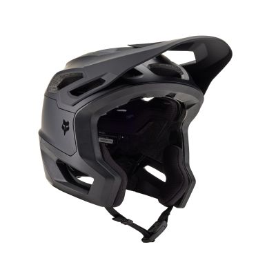 Fox Racing Dropframe Pro Mountain Bike Helmet, Matte Black, Large