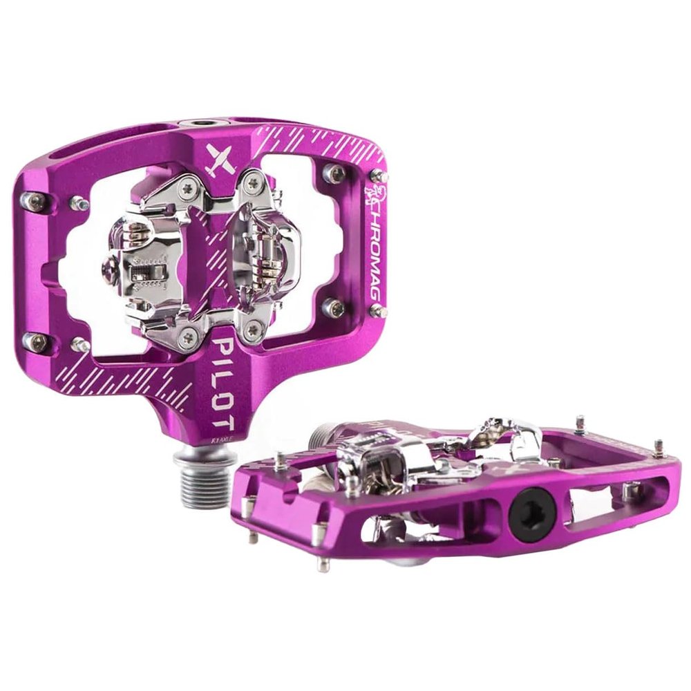 Chromag Pilot Pedals Body: Alloy, Spindle: Cr-Mo, 9/16'', Purple
