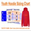 Medium Black Youth Volleyball Heart Design Gift Idea Sweatshirt Hoodie view 4