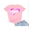 5X-Large Pink Mens Volleyball Heart Design Gift Idea T-Shirt view 1