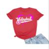 4X-Large Red Mens Volleyball Heart Design Gift Idea T-Shirt view 1