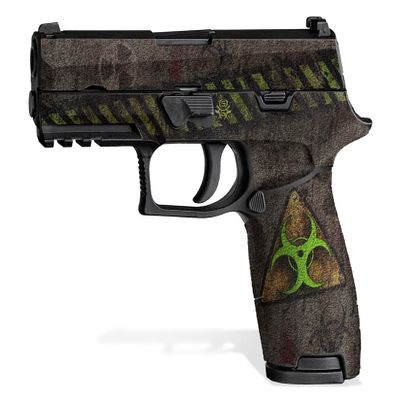 Decal Grip for Sig Sauer P320 Compact (Biohazard - in-Color)
