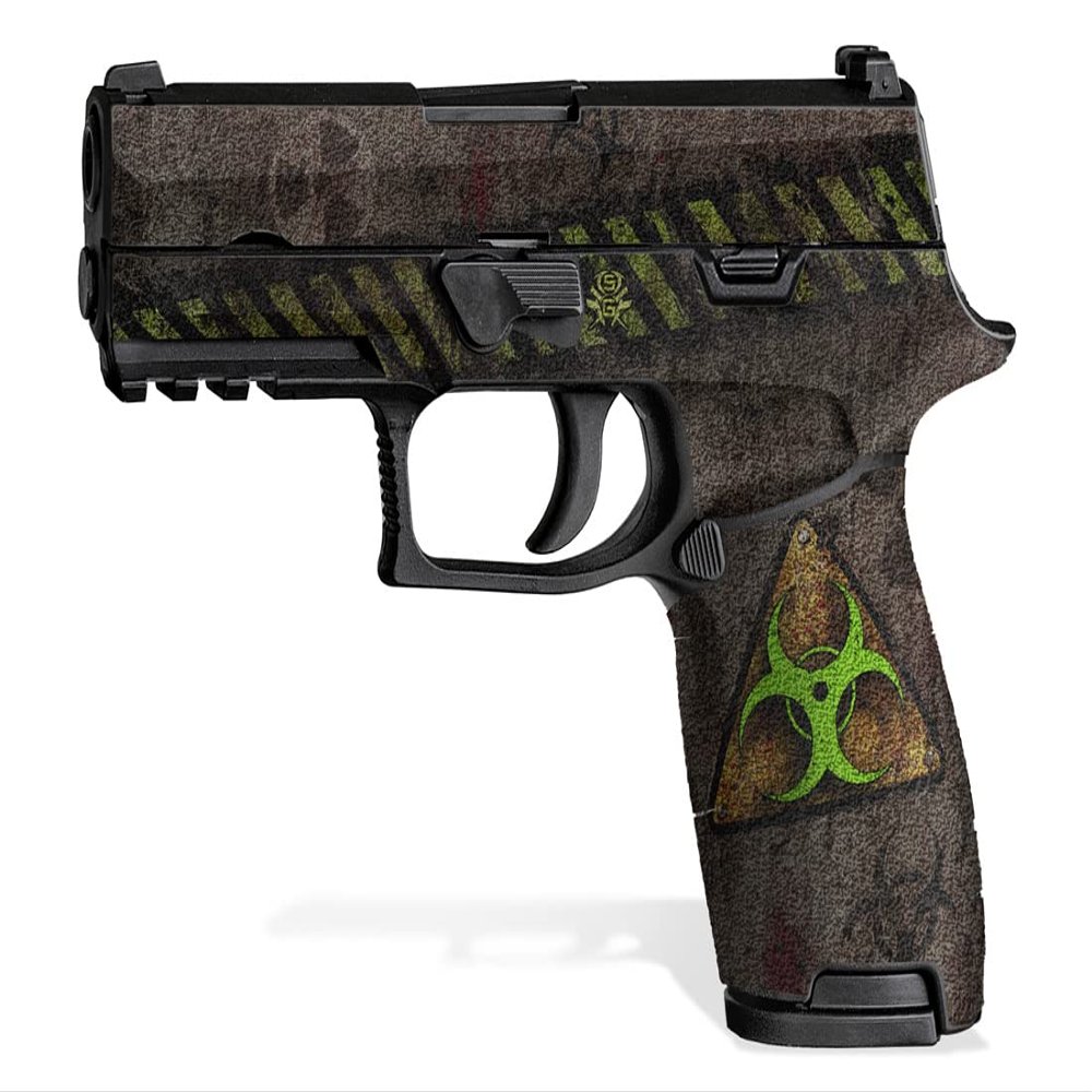 Decal Grip for Sig Sauer P320 Compact (Biohazard - in-Color)