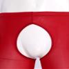 Linjinx Men's Adult 70D Oily Glossy Leggings High Waisted Cutout Nylon Tights Backless Skinny Pants Red One Size view 4
