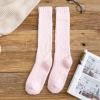 Women Fuzzy Socks Winter Coral Fleece Socks Middle Cute Home Solid Calf Socks Cotton Socks (Pink, One Size) view 2
