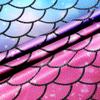 HOZIY Gymnastics Outfits for Girls 7-8 Year Old Leotard with Shorts for Kids Leo Tumbling Biketard Rainbow Mermaid Pink Purple Sparkle Gradient Colors Body Gimnasia Nina view 3
