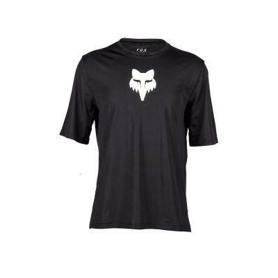 Fox Racing Youth Ranger Short Sleeve Mountain Bike Jersey, Black, Small