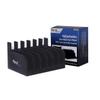 MIND&ACTION Foam Pistol Rack for Gun Safe, Gun Cabinet Accessories, Pistols Holder Storage Organizer, Revolver Firearm Handgun Rack Stand Display (2 Pack-6 Pistols Black) view 2