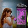 Axolotl Kids Water Bottle with 3D Glowing LED Light - 14 OZ Tritan BPA Free - Creative Ideal Travel Cup Gift for School Kid Boy Child Gamer Holiday Camping Picnic view 1