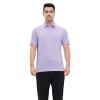 Mens Golf Shirts Moisture Wicking Dry Fit Short Sleeve Performance Sport Stripe Golf Polo Shirts for Men view 2