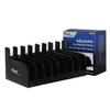 MIND&ACTION Foam Pistol Rack for Gun Safe, Gun Cabinet Accessories, Pistols Holder Storage Organizer, Revolver Firearm Handgun Rack Stand Display (2 Pack-8 Pistols Black) view 2