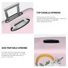 Flower Lette P Pink Luggage Cover Elastic Washable Stretch Suitcase Protector Anti-Scratch Travel Suitcase Cover for Kid and Adult S (18-21 inch suitcase) view 4