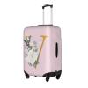 Flower Lette V Pink Luggage Cover Elastic Washable Stretch Suitcase Protector Anti-Scratch Travel Suitcase Cover for Kid and Adult L (25-28 inch suitcase) view 2