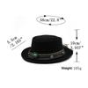 Classic Wool Soft Felt Pork Pie Hat Fedora for Men Women Autumn Winter Wool Hat Curved Brim Hat view 3