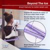 CRS Cross Ice Skate Guards, Soakers and Towel Gift Set. Essential Ice Skating Hard Guard and Soft Skate Blade Cover Accessories for Figure Skating or Hockey (Lunge Lavender, Large) view 4