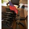 Pistol Rack,Mind and Action Deluxe Handgun Rack Stand,Pistol Display Holder for Gun Safe and Gun Cabinet (2 Pack-6 Gun Holders) view 2