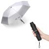 G4Free 2 Pack Folding Umbrella, 43 Inch Compact Travel Umbrella & 46 Inch UV Protection Umbrella (Black) view 1